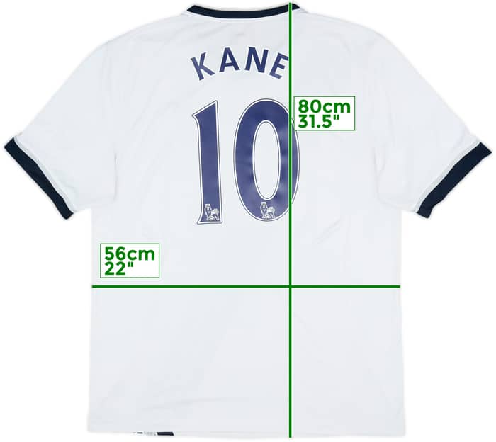 2015-16 Tottenham Home Shirt Kane #10 - 5/10 - (XL)