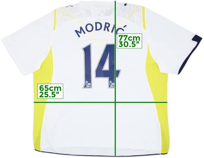 2009-10 Tottenham Home Shirt Modric #14 (XXL)
