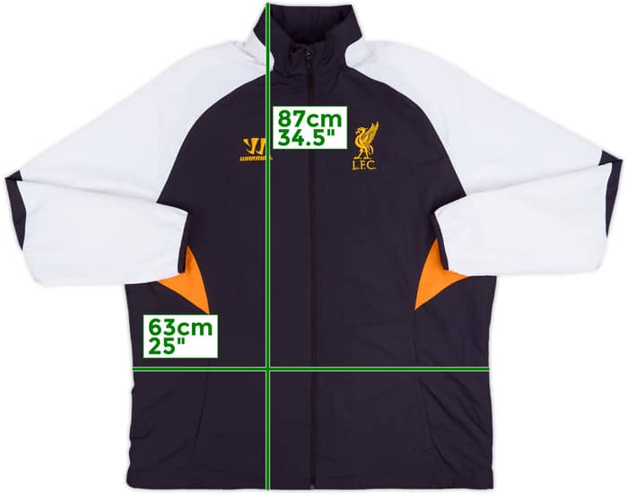 2012-13 Liverpool Warrior Hooded Rain Jacket - 9/10 - (XL)