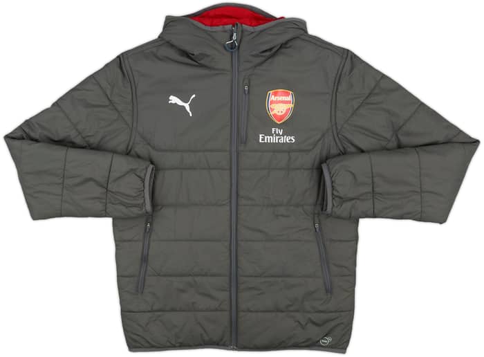 2016-17 Arsenal Puma Reversible Padded Bench Coat - 8/10 - (S)