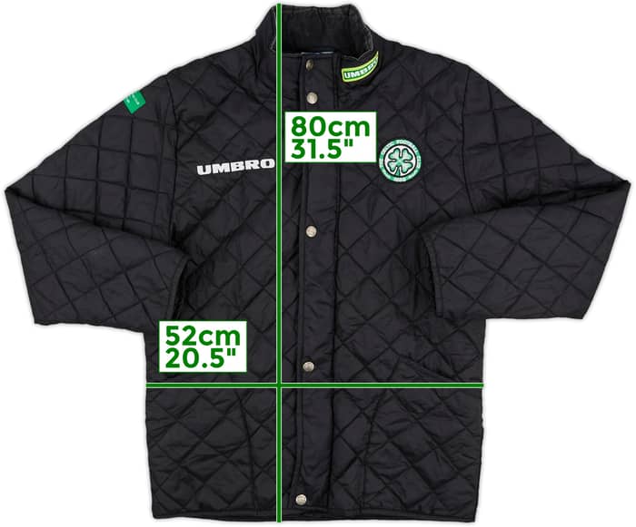 1997-99 Celtic Umbro Padded Coat - 8/10 - (XL.Boys)