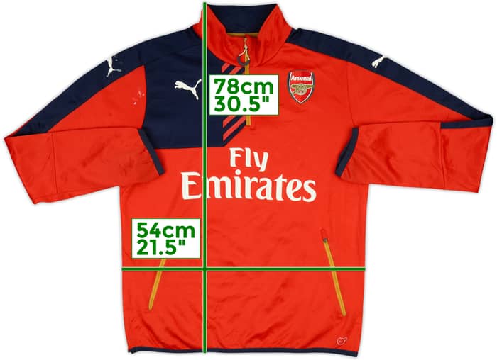 2015-16 Arsenal Puma 1/4 Zip Drill Top - 4/10 - (L)