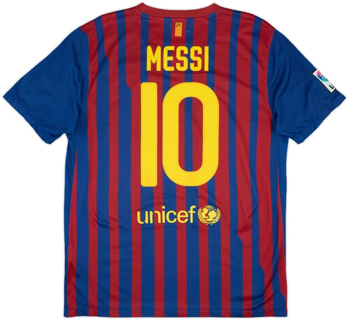 2011-12 Barcelona Home Shirt Messi #10 - 5/10 - (L)