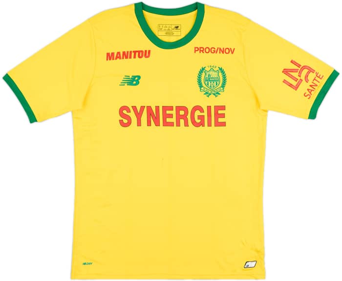 2018-19 Nantes Home Shirt Djidji #5 - 7/10 - (M)