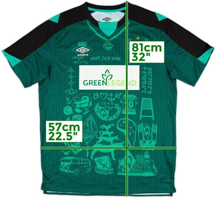 2019-20 Werder Bremen Third Shirt - 4/10 - (XL)