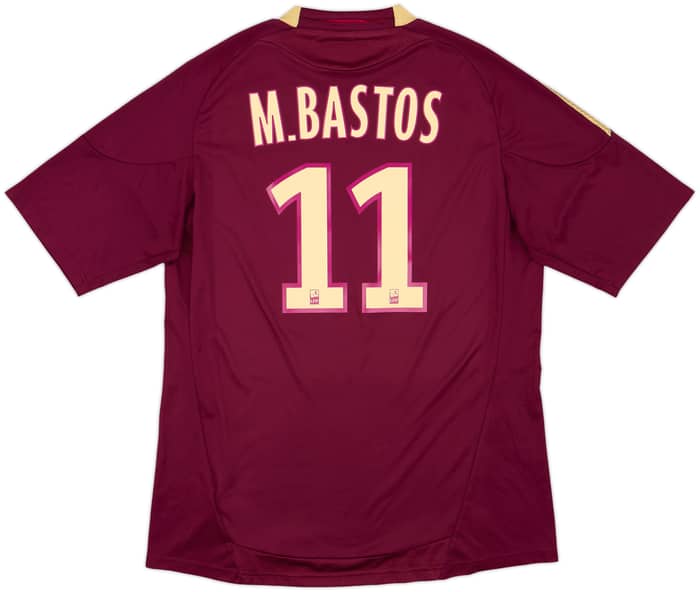 2010-11 Lyon Away Shirt M.Bastos #11 - 5/10 - (L)