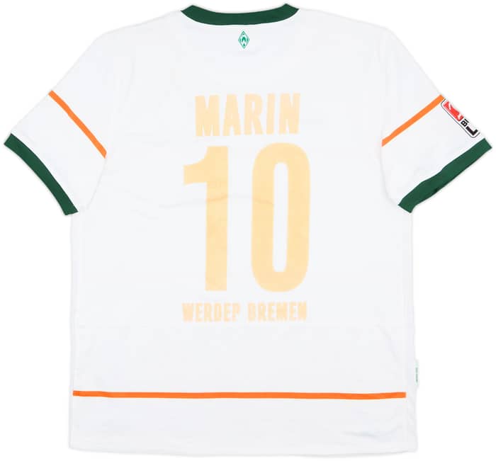 2009-10 Werder Bremen Away Shirt Marin #10 - 4/10 - (L)