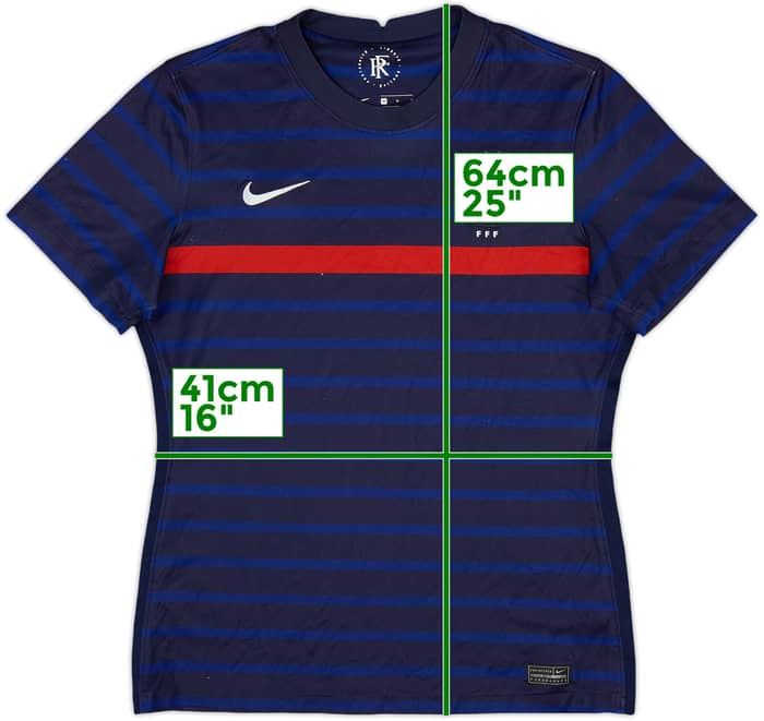 2020-21 France Home Shirt - 8/10 - (Women's M)
