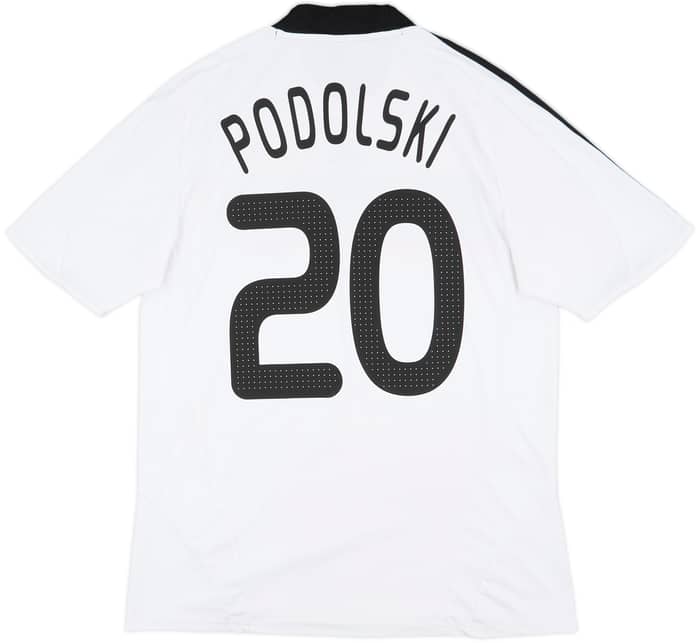 2008-09 Germany Home Shirt Podolski #20 - 6/10 - (M)