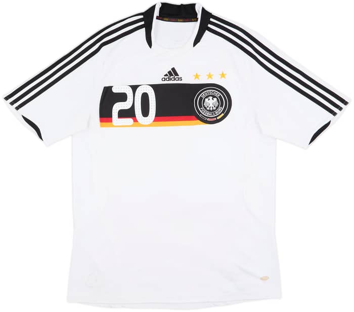 2008-09 Germany Home Shirt Podolski #20 - 6/10 - (M)