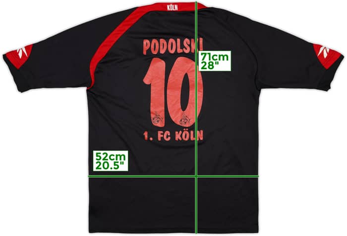 2009-10 FC Koln Away Shirt Podolski #10 - 8/10 - (L)