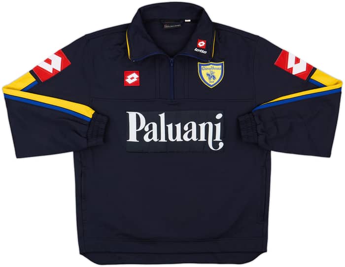 2005-06 Chievo Verona Lotto 1/4 Zip Training Top - 9/10 - (S)