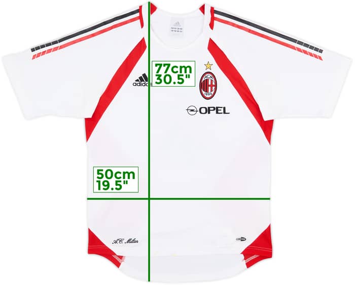 2005-06 AC Milan adidas Training Shirt - 6/10 - (M)