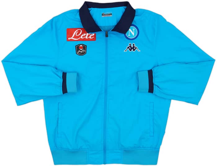 2015-16 Napoli Kappa Track Jacket - 8/10 - (L)