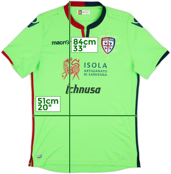 2016-17 Cagliari Third Shirt - 7/10 - (XL)