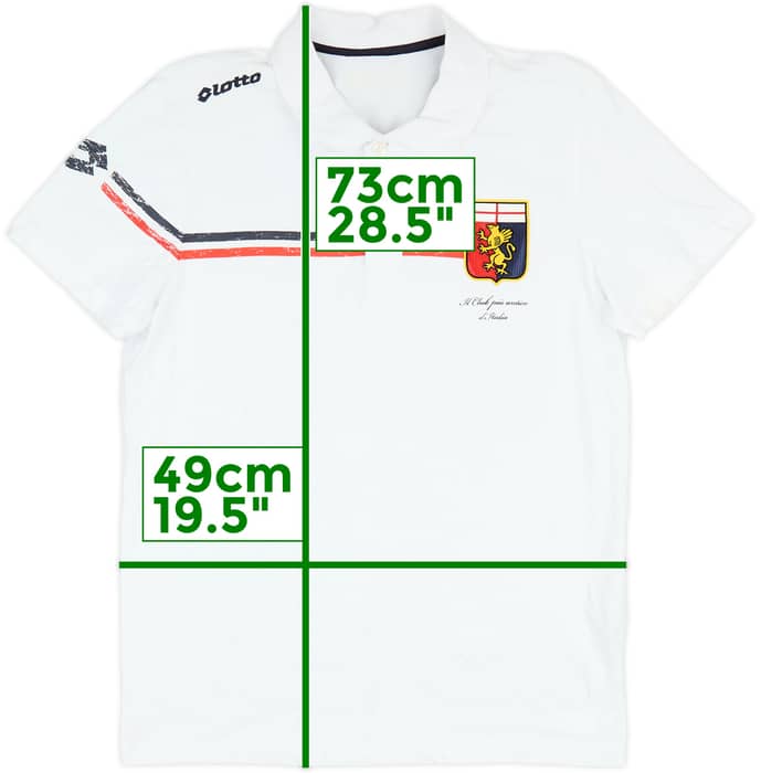 2012-13 Genoa Lotto Polo Shirt - 8/10 - (L)