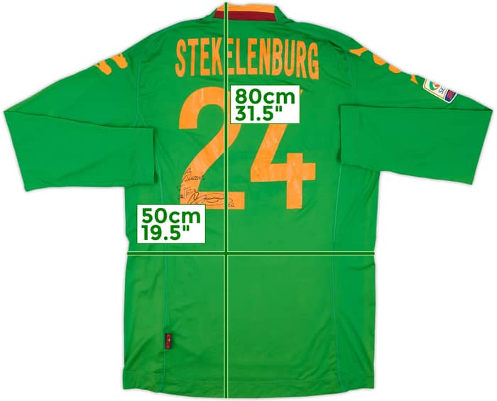 2012-13 Roma Match Issue Signed GK Shirt Stekelenburg #24