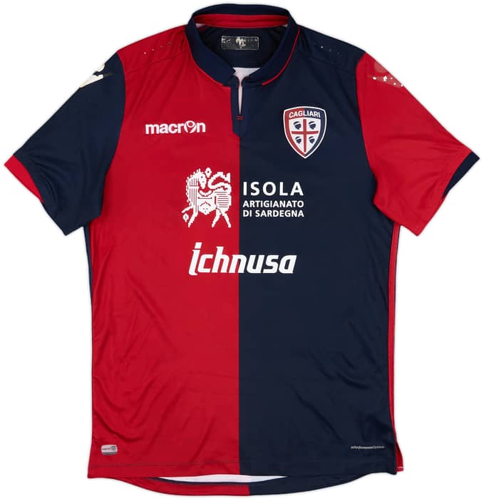 2016-17 Cagliari Home Shirt - 5/10 - (L)