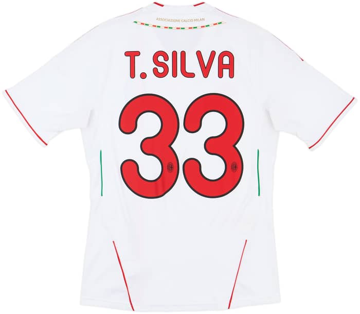 2011-12 AC Milan Away Shirt T.Silva #33 - 9/10 - (S)