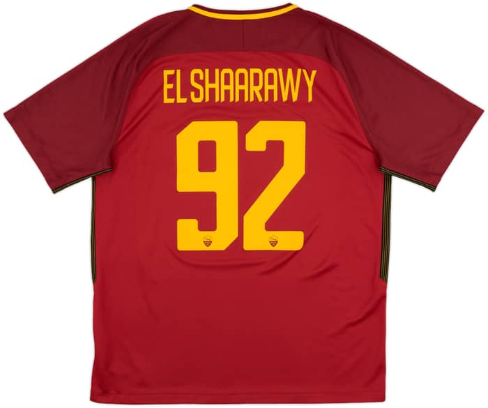2017-18 Roma Home Shirt El Shaarawy #92 - 10/10 - (XL)