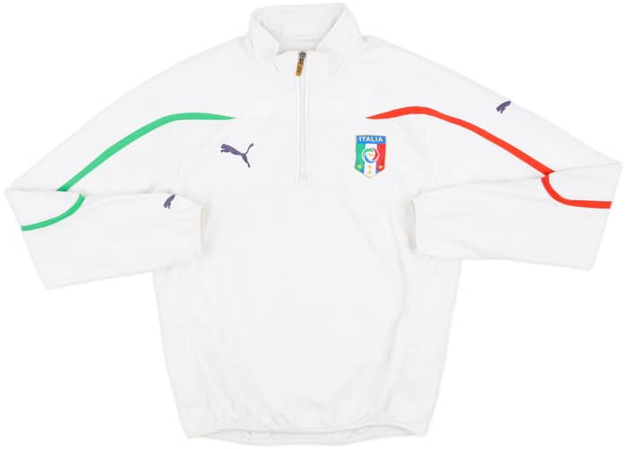 2010-11 Italy Puma 1/4 Zip Fleece Jacket - 7/10 - (L)
