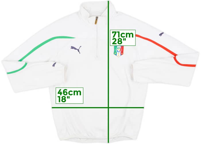 2010-11 Italy Puma 1/4 Zip Fleece Jacket - 7/10 - (L)