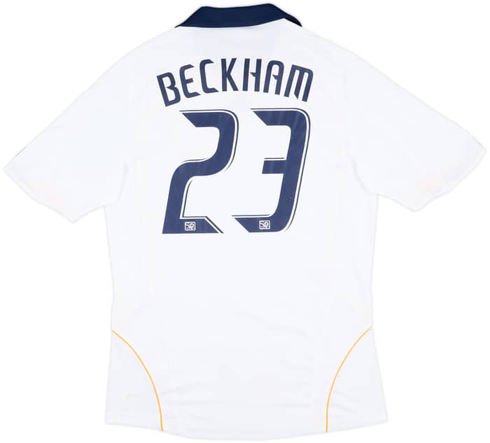 2008-09 LA Galaxy Home Shirt Beckham #23 - 6/10 - (M)