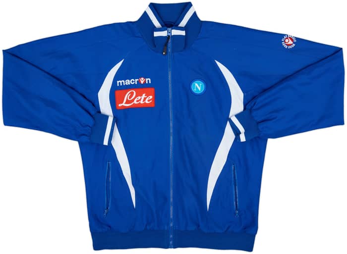 2009-10 Napoli Macron Track Jacket - 8/10 - (L)