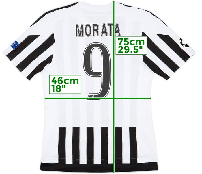 2018-19 Juventus Authentic Home Shirt Morata #9 - 5/10 - (L)