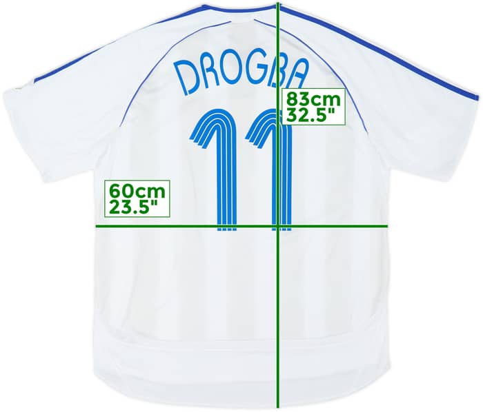 2006-07 Chelsea Away Shirt Drogba #11 - 8/10 - (XL)