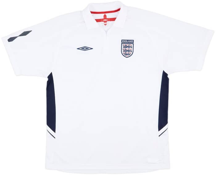 2007-09 England Umbro 1/4 Zip Polo Shirt - 7/10 - (XL)