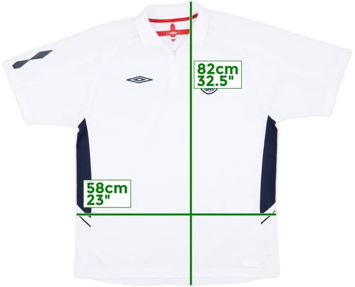 2007-09 England Umbro 1/4 Zip Polo Shirt - 7/10 - (XL)