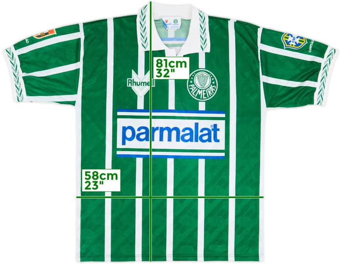 1995 Palmeiras Home Shirt #9 - 8/10 - (XL)
