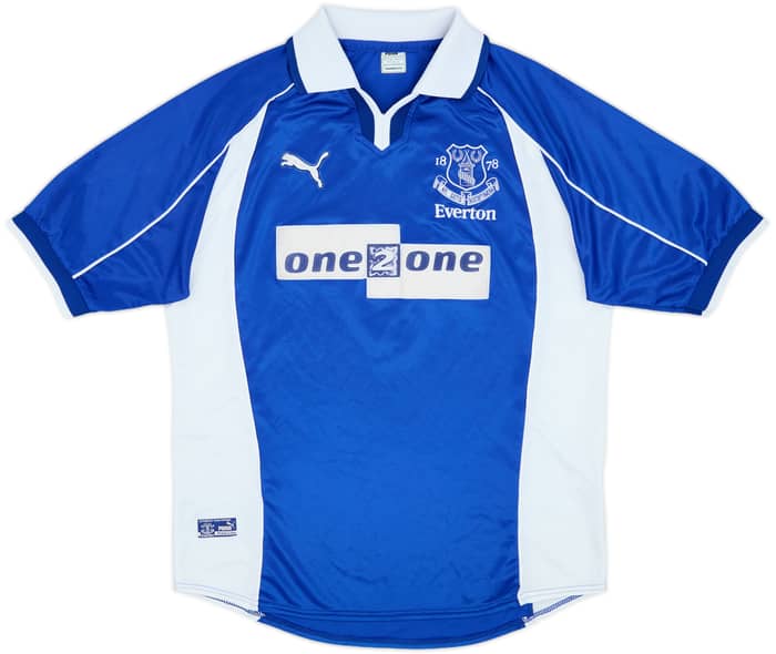2000-02 Everton Home Shirt Campbell #9 - 4/10 - (M)