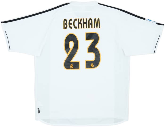 2003-04 Real Madrid Home Shirt Beckham #23 - 7/10 - (L)