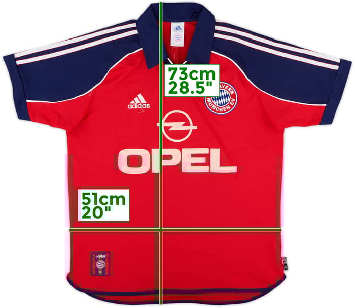 1999-01 Bayern Munich Home Shirt - 8/10 - (XL.Boys)