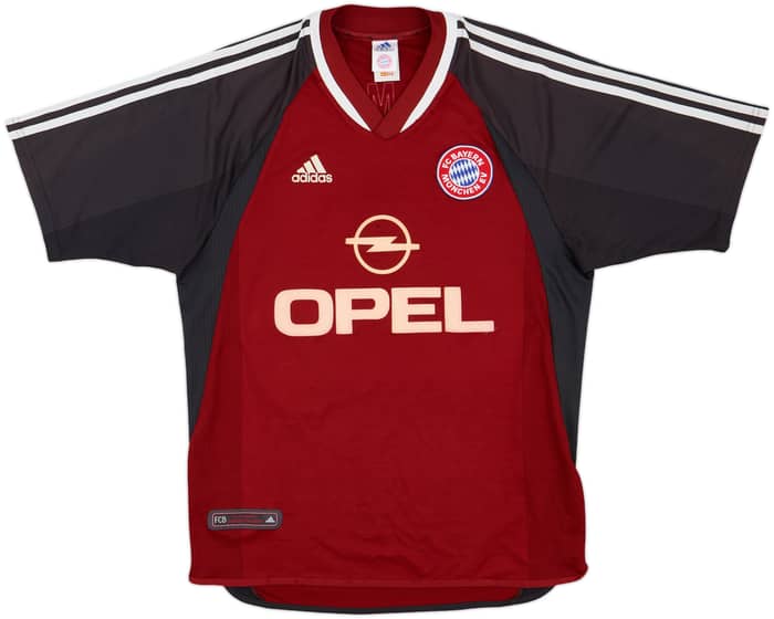 2001-02 Bayern Munich Home Shirt Elber #9 - 7/10 - (M)