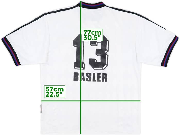 1996-98 Bayern Munich Away Shirt Basler #13 - 6/10 - (L)