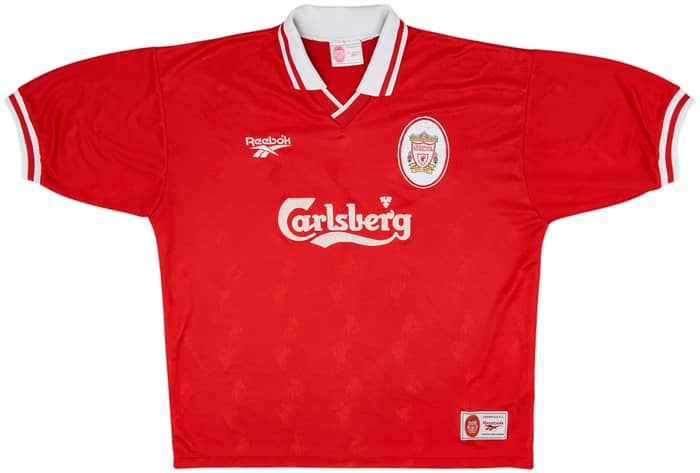 1996-98 Liverpool Home Shirt #7 - 6/10 - (XL)
