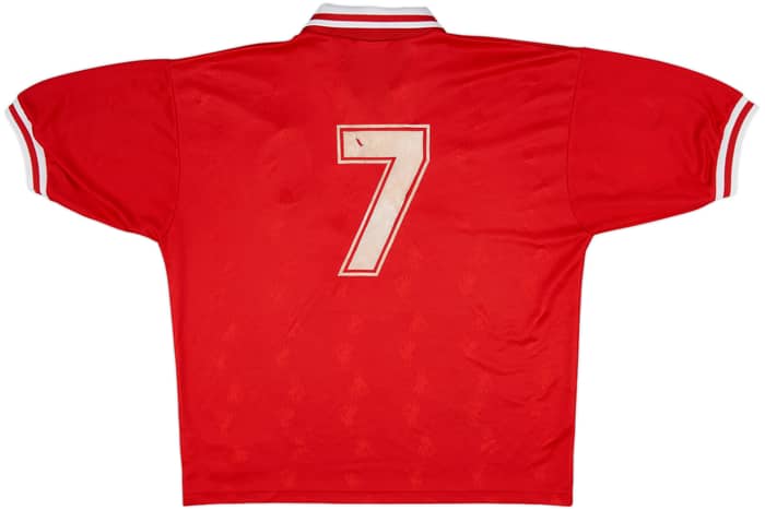 1996-98 Liverpool Home Shirt #7 - 6/10 - (XL)