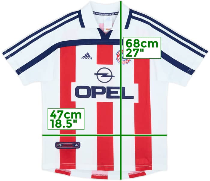 2000-01 Bayern Munich Away Shirt - 9/10 - (Y)