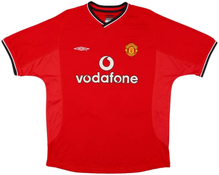 2000-02 Manchester United Home Shirt Scholes #18 - 10/10 - (L)