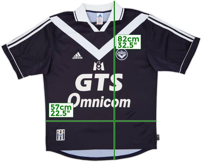 1999-00 Bordeaux Camiseta Local - 7/10 - (L)