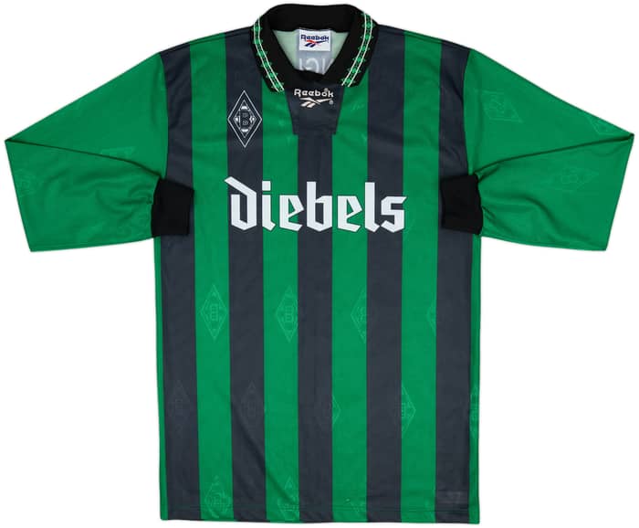 1995-96 Borussia Monchengladbach Away L/S Shirt - 8/10 - (M)