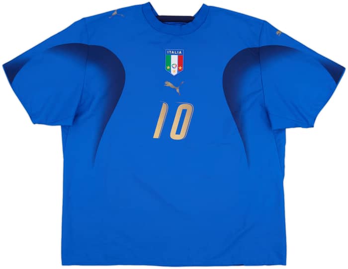2006 Italy Home Shirt Totti #10 - 6/10 - (XXL)