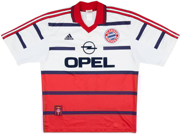 1998-00 Bayern Munich Away Shirt Elber #9 - 7/10 - (M)