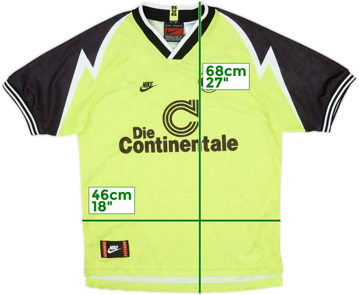 1995-96 Borussia Dortmund Home Shirt - 6/10 - (XL.Boys)