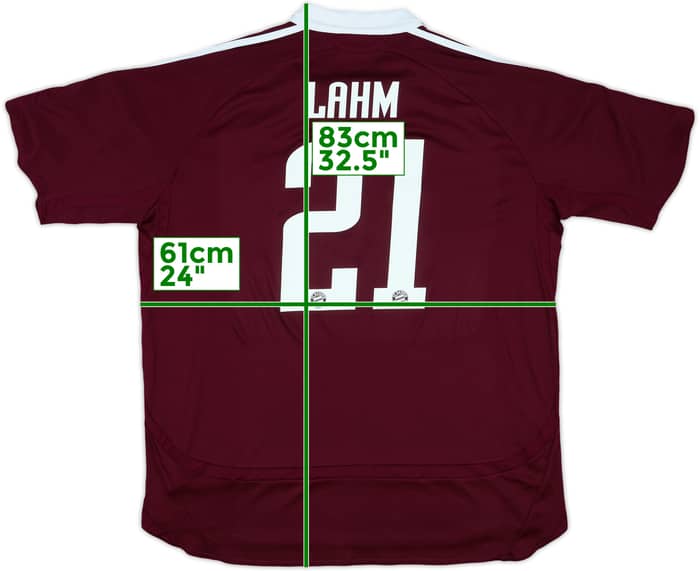 2006-07 Bayern Munich CL Shirt Lahm #21 - 5/10 - (XL)