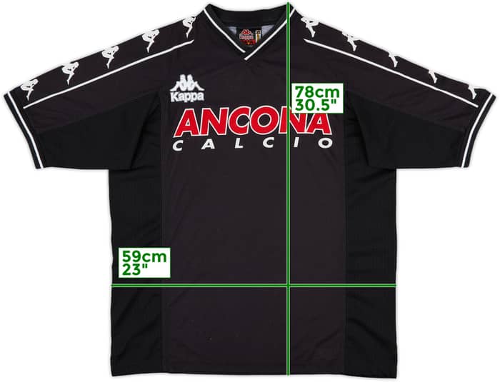 1997-98 Ancona Kappa Training Shirt - 9/10 - (XL)