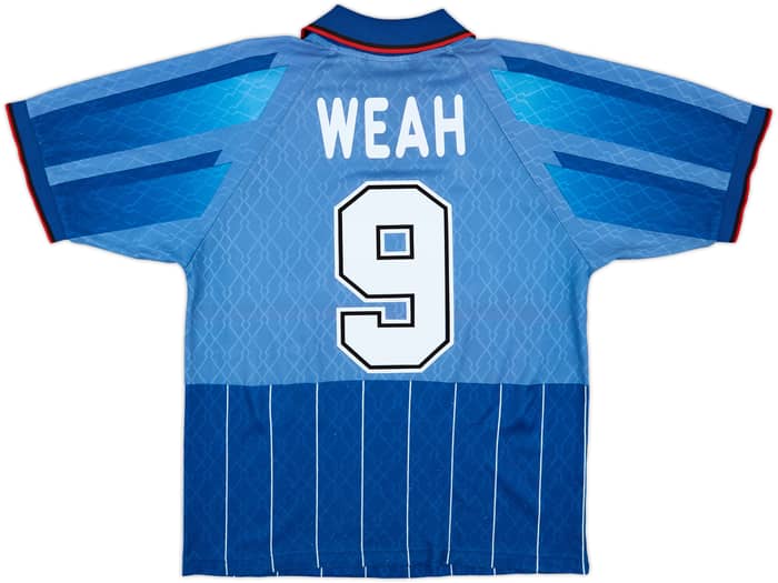 1995-96 AC Milan Fourth Shirt Weah #9 - 7/10 - (L)